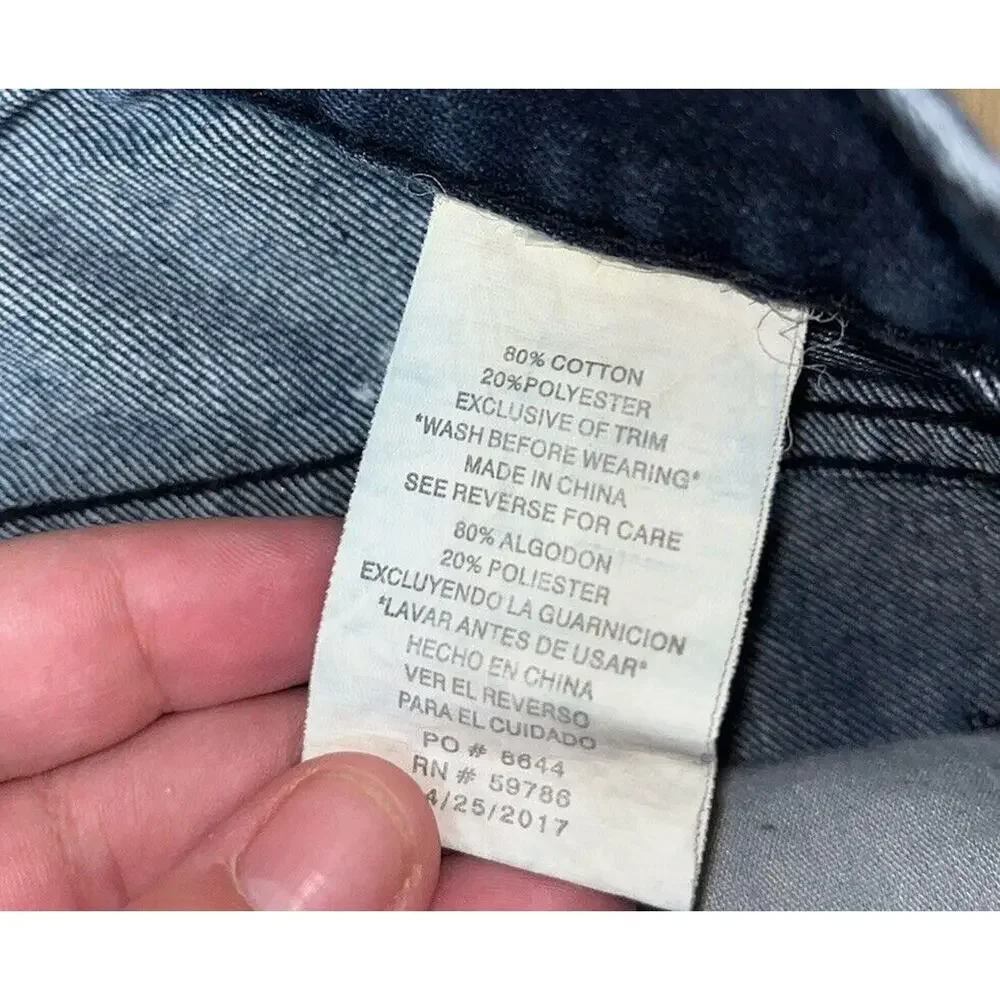 Beverly Hills‎ Polo Club Jeans Men 36x30 Dark Wash Denim Pants bleach splatter